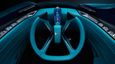 DS X E-Tense concept - steering wheel