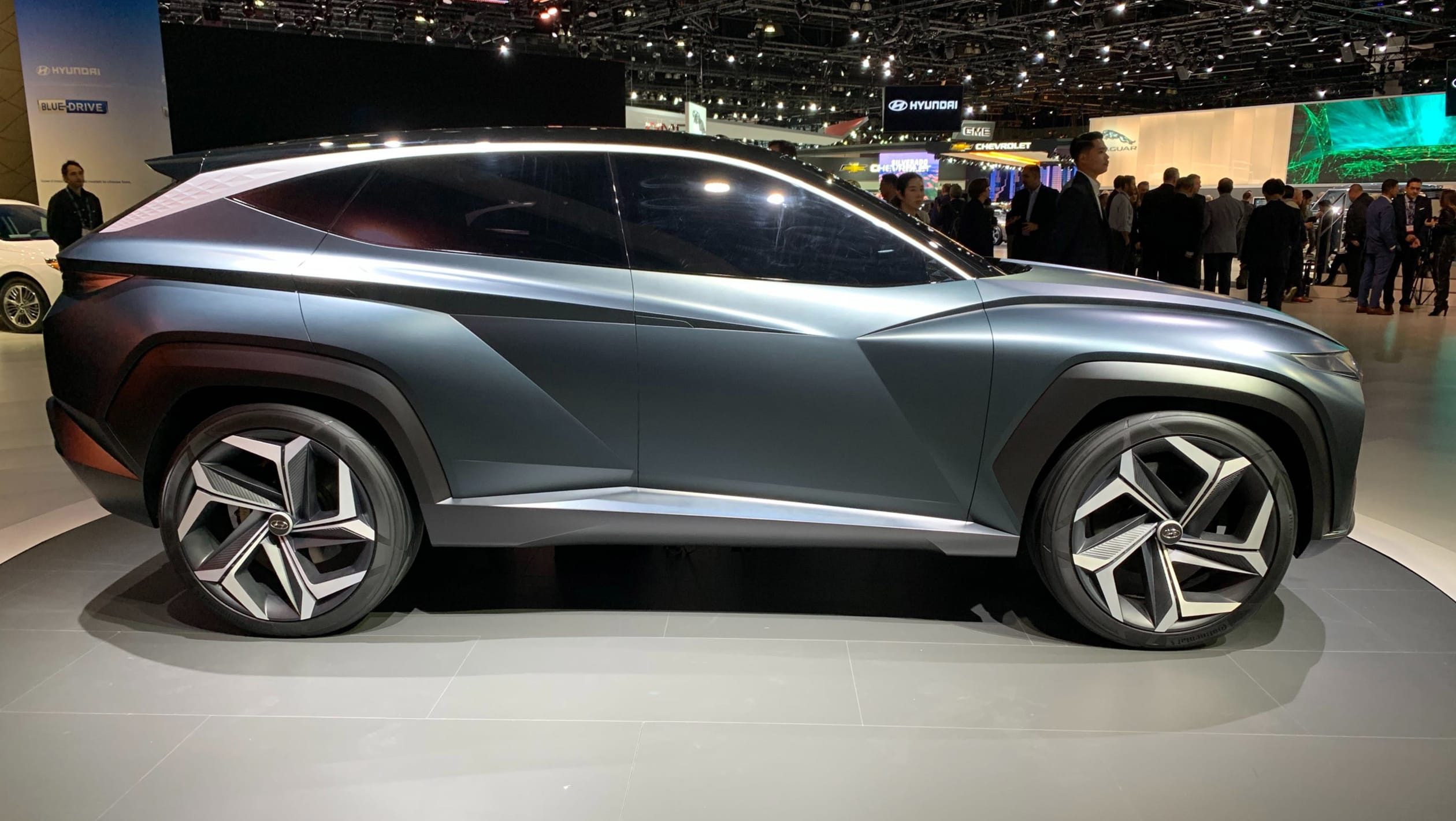 Hyundai Vision T plugin hybrid SUV concept launched pictures Auto