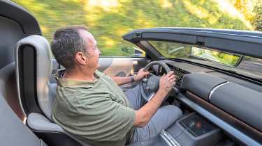 Thomas Geiger driving the Audi Concept C