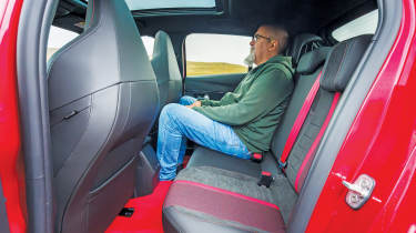 Peugeot E-208 GTi - rear seats