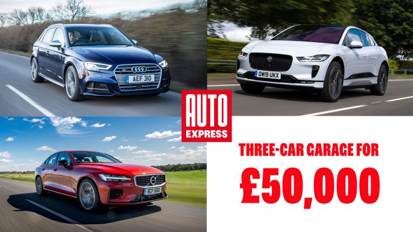 Three-car garage: an EV, hot hatch and plug-in hybrid for under £50k