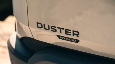 Dacia Duster Hybrid - rear badge