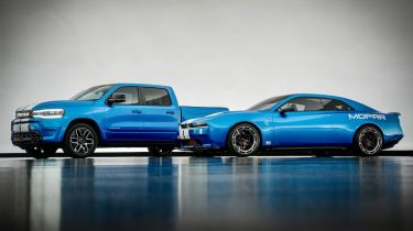 Dodge Ram and Charger with Viper GTS livery