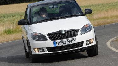 Skoda Fabia 1.2 TSI Monte Carlo Front cornering