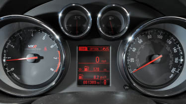 Vauxhall Insignia VXR SuperSport dials