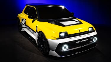 New Renault 5 Turbo 3E Ellis Hyde - front overhead