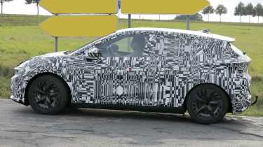 Cupra Raval spy shot - side profile