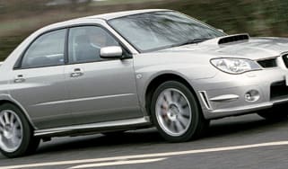 Side view of Subaru Impreza WRX