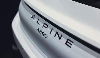 Alpine A290 - tailgate badging