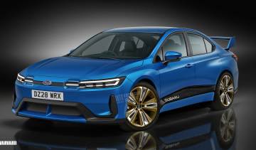 Subaru Impreza EV render - watermarked