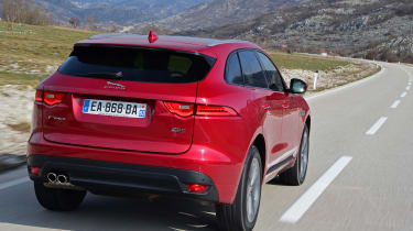 Jaguar F-Pace first drive - rear tracking