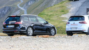 Volkswagen Golf R Estate facelift spied - 14