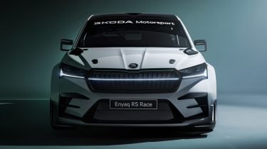 Skoda Enyaq RS Race - static front end