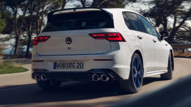 VW Golf 20 Years - rear tracking