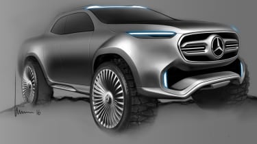 Mercedes X-Class sketch