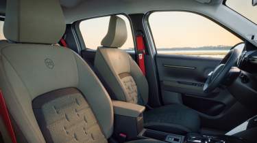 Citroen C3 and C3 Aircross Outdoor trim - front seats
