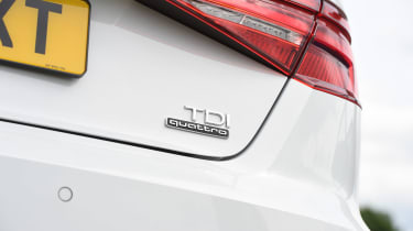 Audi A3 vs Volvo V40 vs Volkswagen Golf - A3 badge