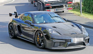 Porsche Cayman GT4 RS spy shots