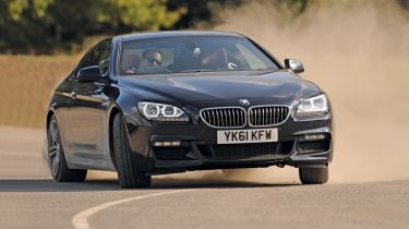 BMW 640d Coupe M Sport front cornering