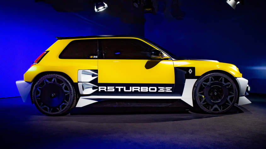 Новый Renault 5 Turbo 3E Ellis Hyde - боковой профиль