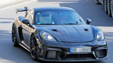Porsche Cayman GT4 RS spy shots