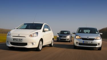 Mitsubishi Mirage vs rivals