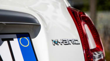 Fiat 500 Google - Hybrid badge