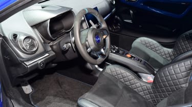 Alpine A110 Geneva show - interior