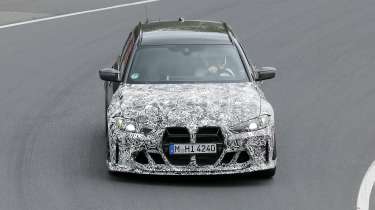 BMW M3 CS Touring (camouflaged) - front action