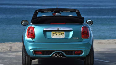 MINI Convertible Automatic - rear, roof down