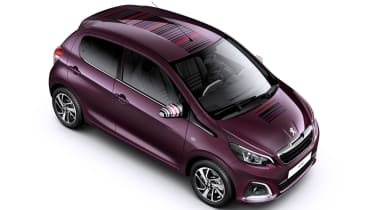 Peugeot 108 purple roof