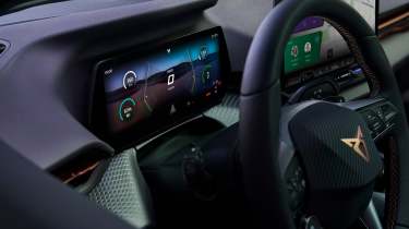 Cupra Raval steering wheel