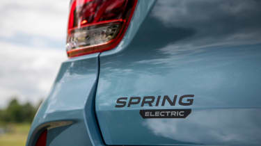 Dacia Spring - rear badge