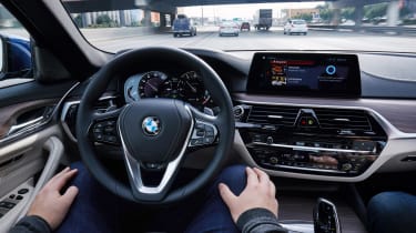 BMW 5 Series Personal CoPilot autonomous prototype interior