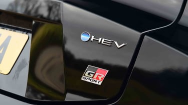 Toyota C-HR 2.0 Hybrid GR Sport hybrid badge detail