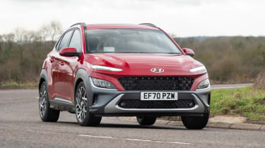 New Hyundai Kona Hybrid 2021 review - front