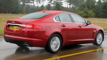 Jaguar XF saloon - rear 3/4