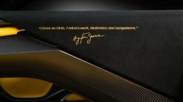 McLaren Aryton Senna - quote