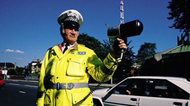 Traffic Police with speed camera