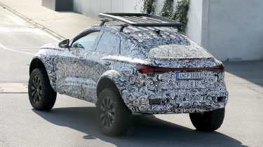 Audi Q6 e-tron Dakar (camouflaged) - rear static