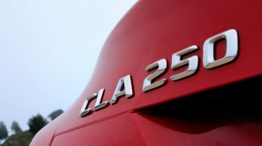 Mercedes CLA badge