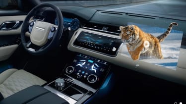 Jaguar - 3D head-up display tiger