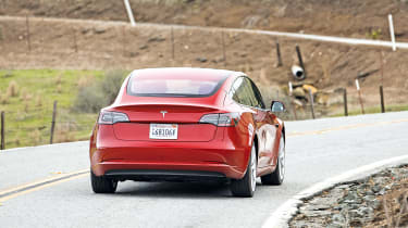 Tesla Model 3 - rear action