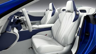 Lexus LC Convertible - cabin blue