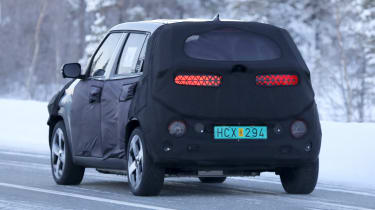 Hyundai Casper (camouflaged) - rear