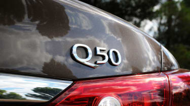 Infiniti Q50 badge