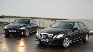 Mercedes E300 Hybrid vs BMW 520d ED  Auto Express