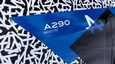 Alpine A290 prototype - badge