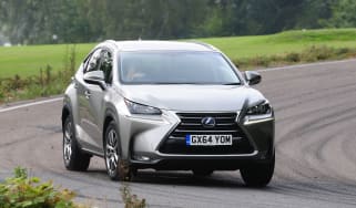 Lexus NX front cornering