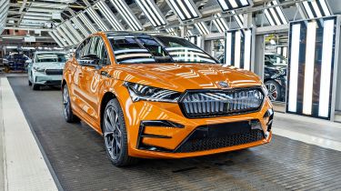 Skoda Enyaq production line